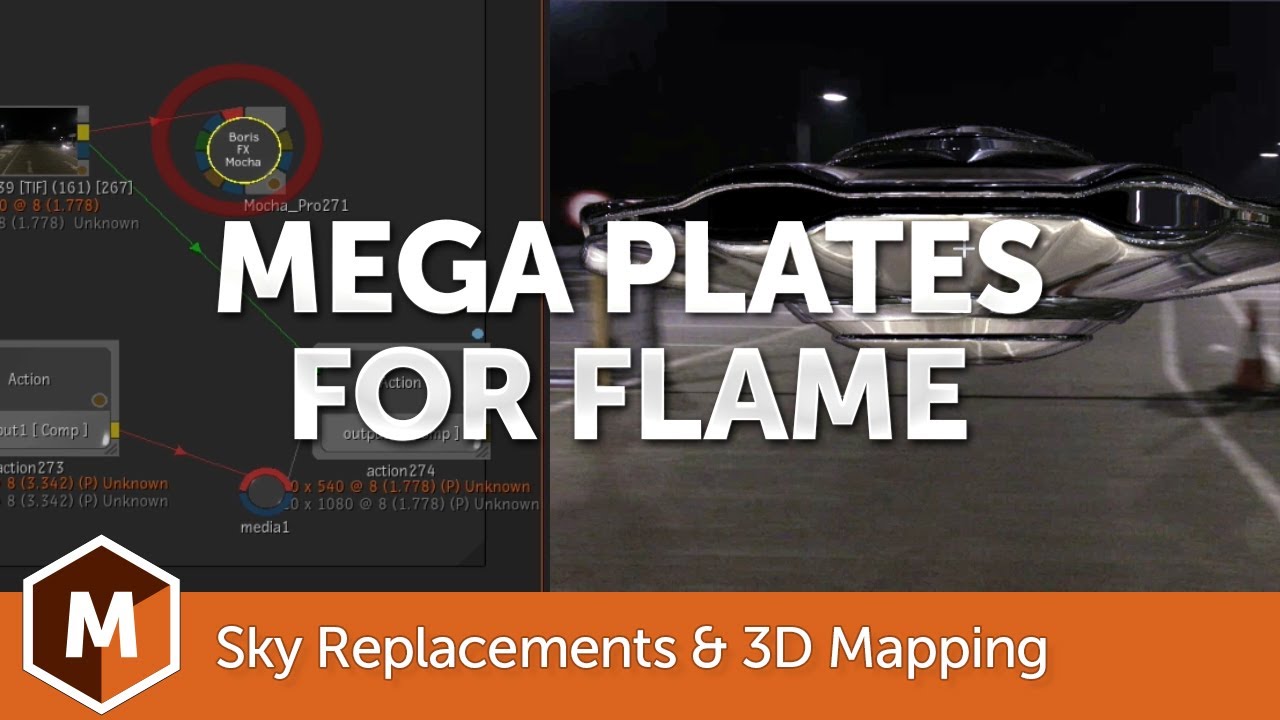 Mocha Mega Plates for Flame - Extend Frames for Sky Replacement & 3D ...