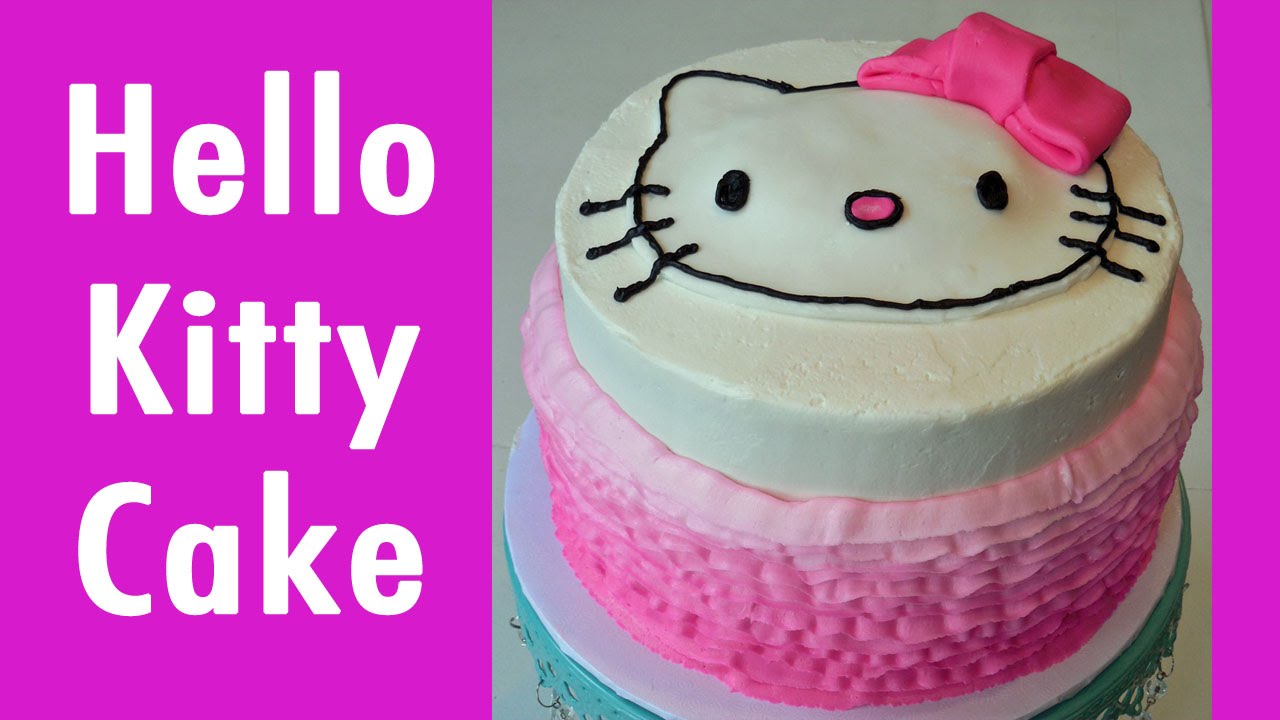 How To Make A Hello Kitty Birthday Cake With Jill Youtube