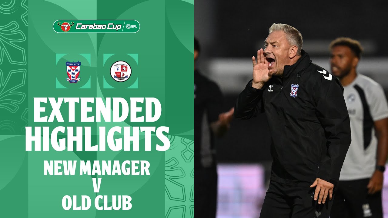 York City 0–2 Crawley Town full highlights