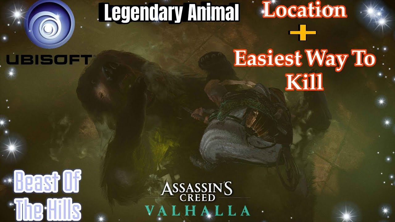 Ac Valhalla Legendary Animal "BEAST OF THE HILLS" How to Find It?👀🔥