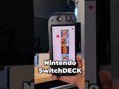 SWITCHDECK? Make Nintendo Switch OLED into SteamDeck with CKRD Nitrodeck!!! #shorts