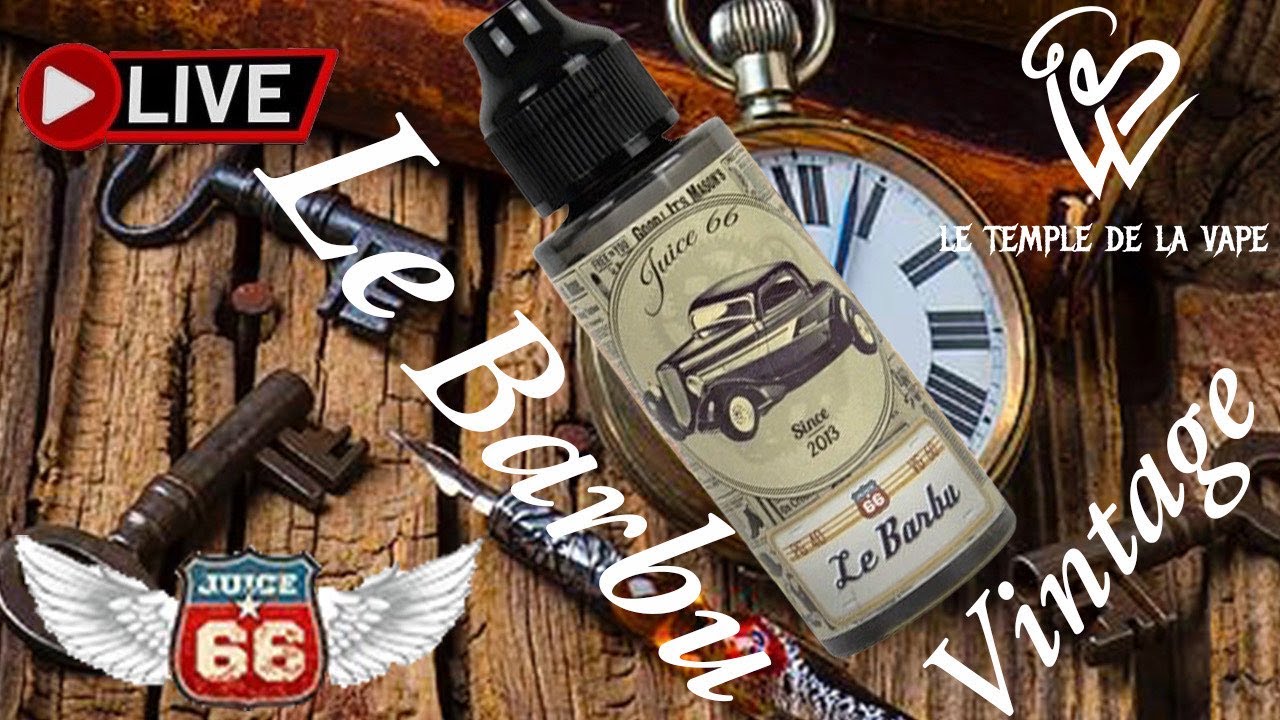 REVUE & LIVE Le Barbu 50 et 100ml Vintage - Juice 66