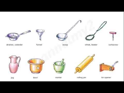 الغطاء النباتي هجين تسهيل صور ادوات المطبخ بالانجليزي Icedcourses Com