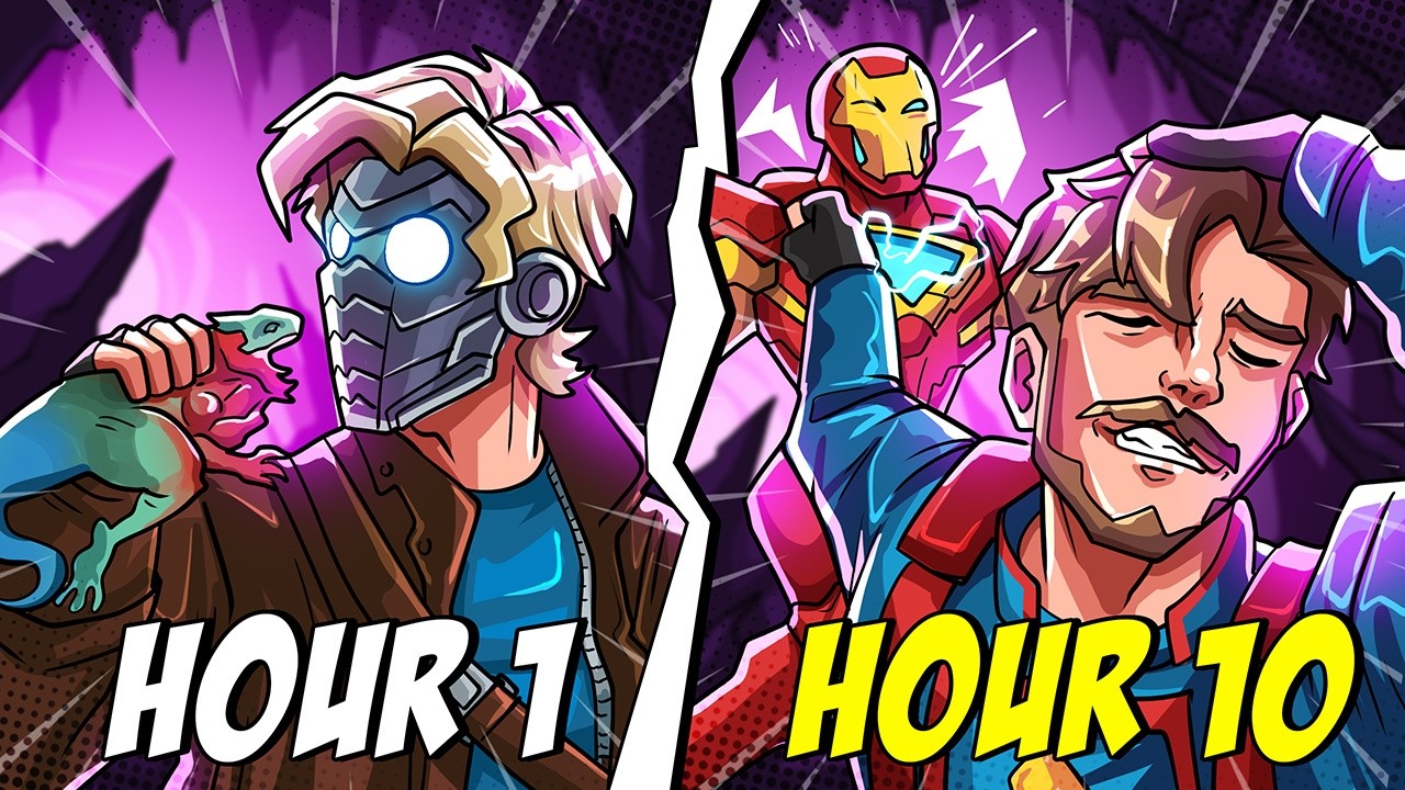 Я потратил 10 часов на освоение образа Звёздного Лорда (он НЕПОБЕДИМ).