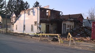 Former bakery building in Dickson City demolished
