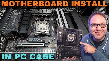How to mount an ATX Motherboard in PC Case (TUF Gaming X670-E Plus WiFi in Corsair 4000D Airflow)
