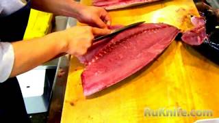 Деба - нож для разделки рыбы на филе