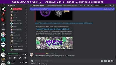 CircuitPython Weekly Meeting for July 31st, 2023 @circuitpython #circuitpython #adafruit