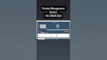 Contact Management System. Contact Management #python #pythonproject #shorts