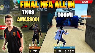 TWO9 vs TOOMI - FINAL NFA ALL IN - TWO9 AMASSOU O GRINGO! - CLIPS FF