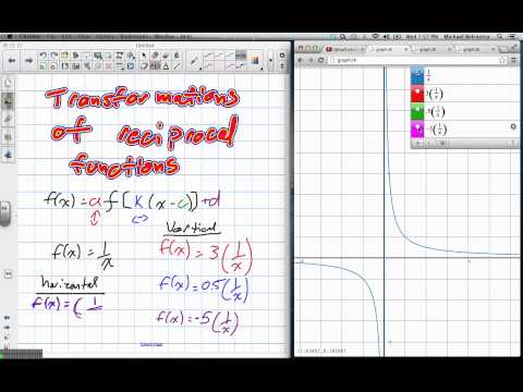 Transformations of Reciprocal Functions Grade 11 University Lesson 1 8 9:26:12