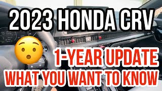 2023 HONDA CRV - 1 YEAR OWNER UPDATE - 17,000 MILES - SPORT TOURING - LONG TERM REVIEW