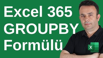 Excel  365 GROUPBY Formülü Excel