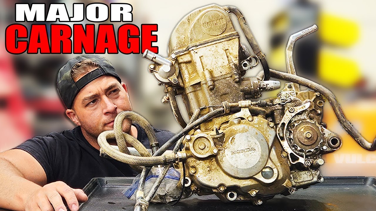 The Damage in this 450R Engine is WAY Worse than I Thought... Full Teardown