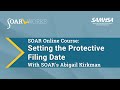 SOAR Online Course: Setting the Protective Filing Date