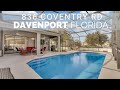 Davenport pool home avec des mises  jour tonnantes  836 coventry road davenport floride