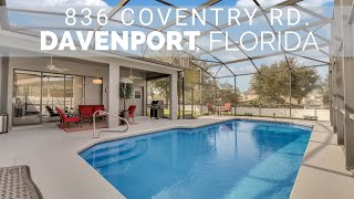 Welcome to 836 coventry road. located in beautiful legacy park of
davenport florida. this 4 bed, 3 bath home has massive curb appeal and
recent updates throu...