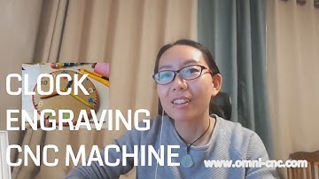 Kids DIY Gift - Wooden Clock Engraving with CNC Router Machine