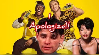 Ryan Garcia APOLOGIZES for false claims towards PRIME DRINK after Paul threatens lawsuit!! 🤣🤣🤣