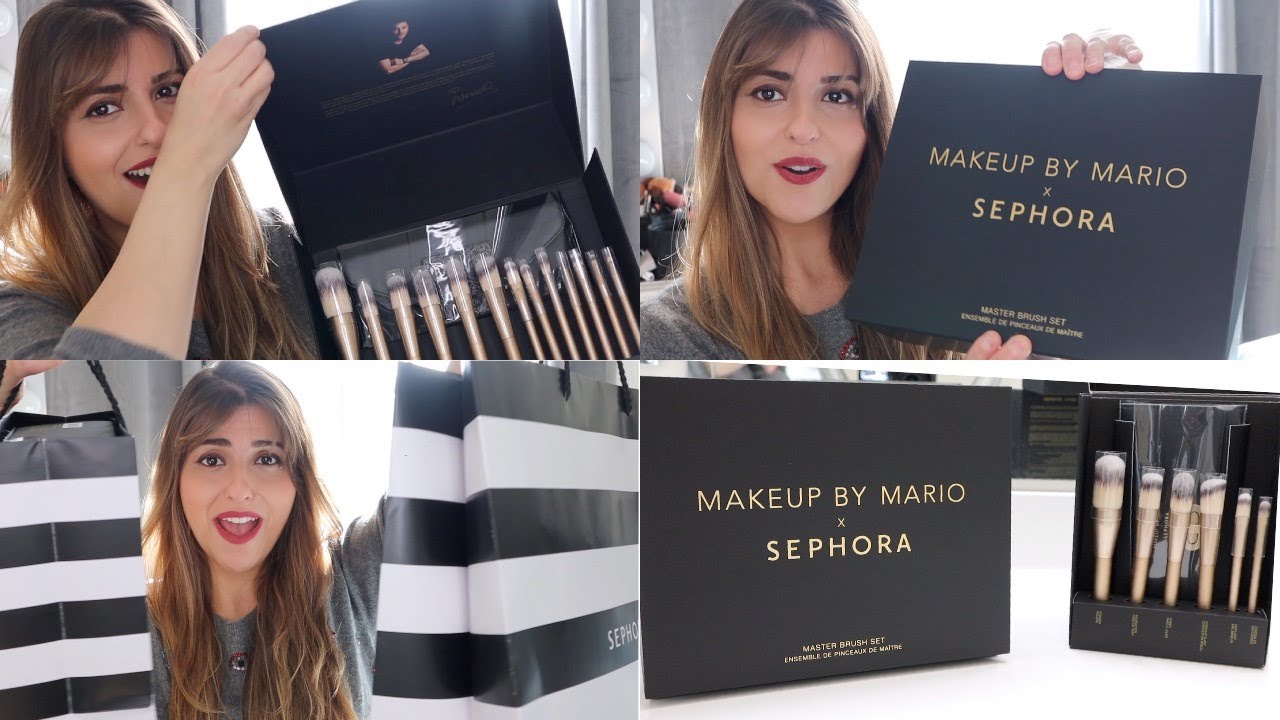 Makeup By Mario X Sephora Brush Sets l Unboxing & Review - YouTube