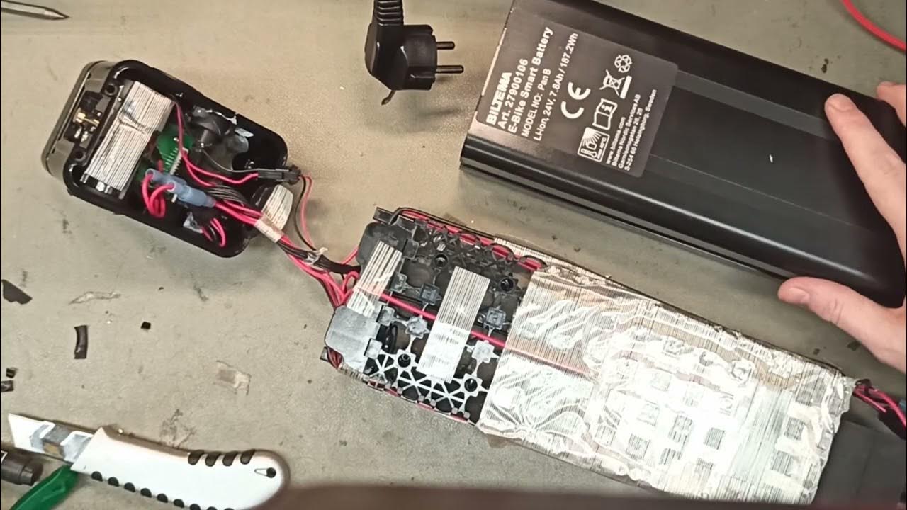 Biltema Elcykel (Artnr. 27-2120) med Batteri 24V (27-900106) - YouTube