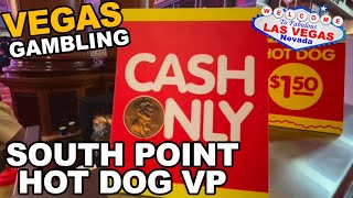 Historical Video! Video Poker for the FATE of this review  South Point $1.50 Hot Dog, Las Vegas