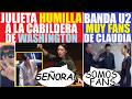 Lilly Téllez SE TRAGA BROMA de Julieta Ramírez JAJAJA / La banda U2 SE DECLARAN FANS de Sheinbaum !