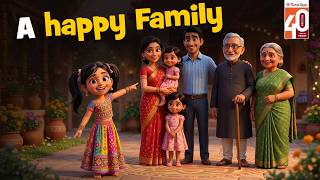 A happy Family lesson for Kids| Ratna Sagar | Animated Story