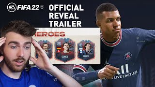 FIFA 22 | Official Reveal Trailer | My Reaction | FUT Heroes & More!!!