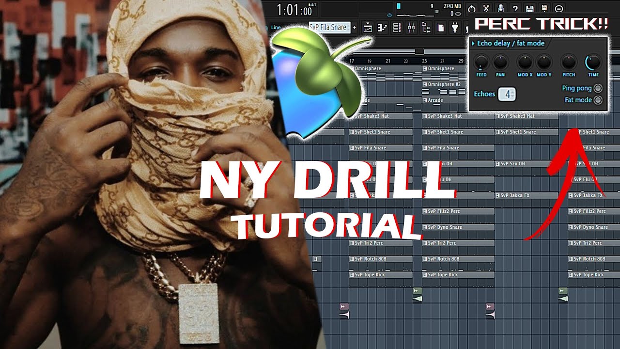 HOW TO MAKE HARD NEW YORK DRILL BEATS!! FL STUDIO😈👀🔊 YouTube