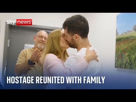 Israeli hostage reunited