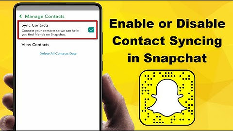 How to Enable or Disable Contact Syncing in Snapchat | Android Device