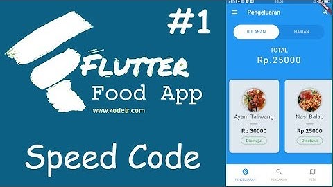 Flutter #1 - Build App Food - Speed Code