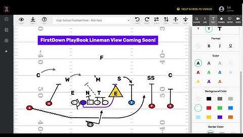 FirstDown PlayBook Lineman View Coming In December