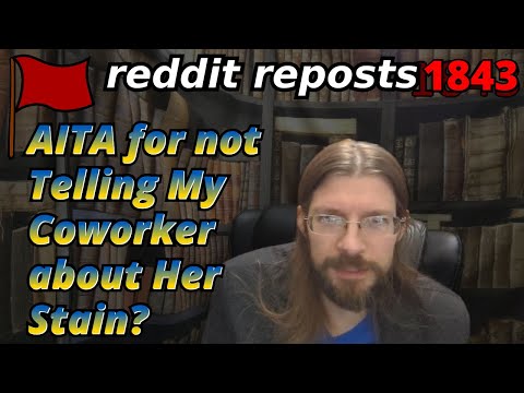AITA for not Telling My Coworker about Her Stain? | 4 Stories | Tales Tea Trouble 1843