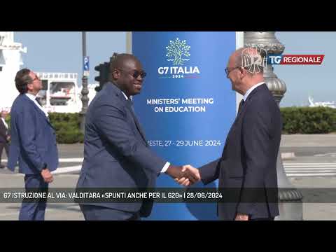 G7 ISTRUZIONE AL VIA: VALDITARA «SPUNTI ANCHE PER IL G20» | 28/06/2024