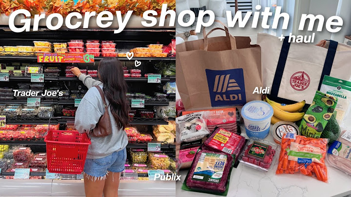 Boodschappen doen + boodschappen doen als 20-jarige die nog thuis woont
