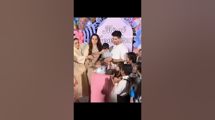 miral muneeb 1st birthday celebration 🎂♥️🎉🎁