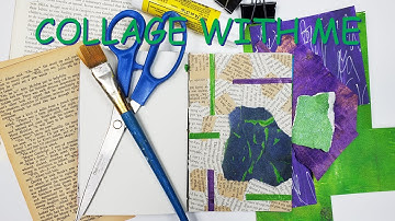 Collage with Me | Ep 2: 4"x6" collage with focal point