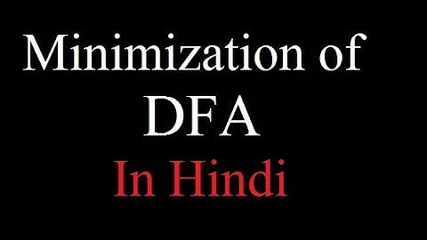Minimization of DFA in Hindi | Partition Method | TOC | Automata | By- Harendra Sharma