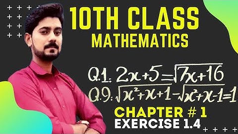 Exercise #1.4 || 10th Class Mathematics - Chapter# 1