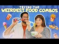 TRYING THE WEIRDEST FOOD COMBOS! FT Shivesh 💕 | Ashi Khanna