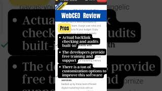 WebCEO Review - Paid User Reviews