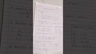 𝗰𝗵𝗲𝗺𝗶𝘀𝘁𝗿𝘆... 𝟭.𝘀𝗼𝗹𝗶𝗱 𝘀𝘁𝗮𝘁𝗲 𝗰𝗵𝗮𝗽𝘁𝗲𝗿 𝗶𝗺𝗽𝗼𝗿𝘁𝗮𝗻𝘁 𝗳𝗼𝗿𝗺𝘂𝗹𝗲 + 𝗻𝗼𝘁𝗲𝘀. 😊✨#study #studymotivation #dream