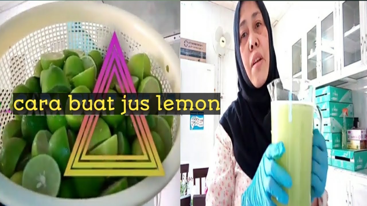 Cara membuat jus lemon bagus buat kesehatan - YouTube