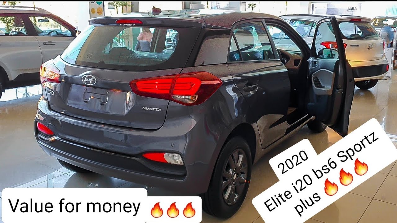 Elite i20 sportz plus BS6 2020 detailed review with on road price Features All new bs6