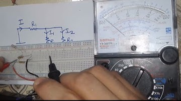 How to measure total current using analog multimeter