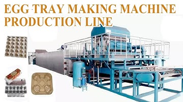 Egg Tray Making Machine Production Line | Full Process Explained #egg #eggtray #paper #recycle
