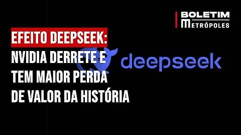 Efeito DeepSeek: Nvidia derrete e tem maior perda de valor da história