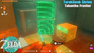 Legend of Zelda Tears of the Kingdom - Stacking a Path Turakawak Shrine "Tabantha Frontier & Guide